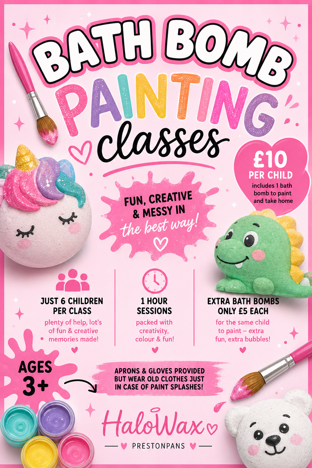 Bath Bomb painting class